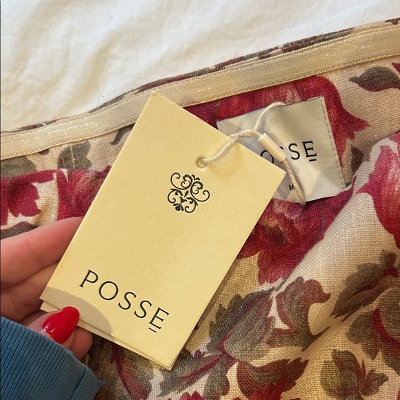 NWT Posse Rosalie Floral Strapless Dress - Picture 4 of 6